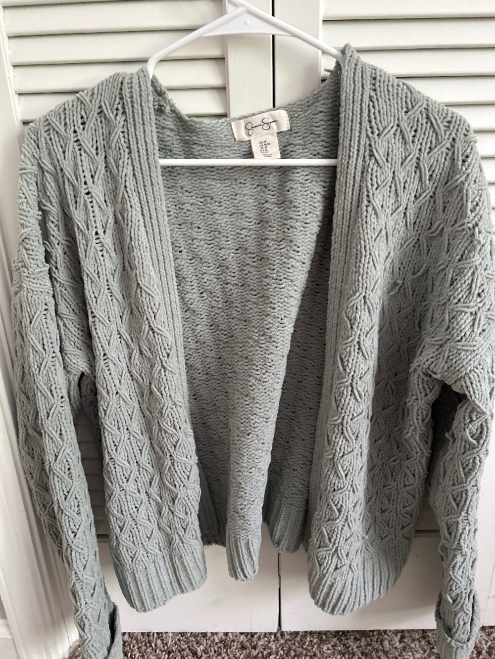Sage green cardigan